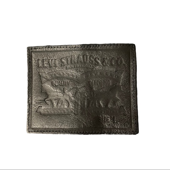 Levi’s Charcoal Grey 4-Button 100% Cotton Lined Heavy Warm Peacoat Jacket Men L - Picture 8 of 13